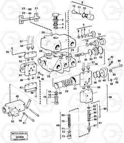 64173 Relief valve. L160 VOLVO BM L160, Volvo Construction Equipment