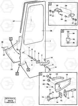 52433 Door. L160 VOLVO BM L160, Volvo Construction Equipment