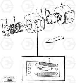 29341 Fan L160 VOLVO BM L160, Volvo Construction Equipment