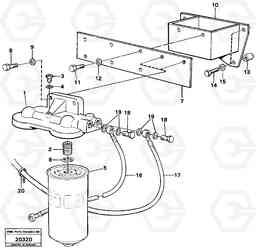 31828 Fuel filter. L160 VOLVO BM L160, Volvo Construction Equipment