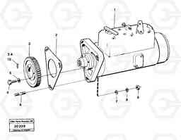 25769 Fuel injection pump with fitting parts L30 L30, Volvo Construction Equipment