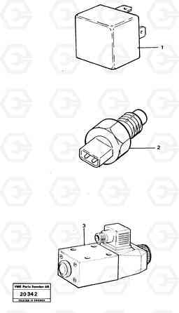 16002 Relays, sensors and solenoid valves Reference list L30 L30, Volvo Construction Equipment