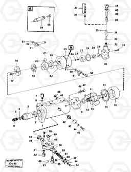 64101 Injection pump L30 L30, Volvo Construction Equipment