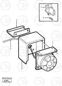 21000 Back-up alarm L30 L30, Volvo Construction Equipment