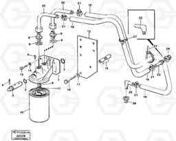 15403 Coolant filter L120 Volvo BM L120, Volvo Construction Equipment