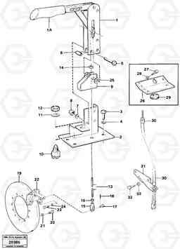 2928 Parking brake L120 Volvo BM L120, Volvo Construction Equipment