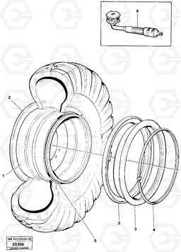 17370 Rim L120 Volvo BM L120, Volvo Construction Equipment