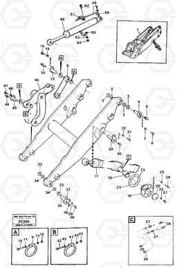 41128 Lifting unit L120 Volvo BM L120, Volvo Construction Equipment