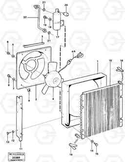 4154 Condenser L120 Volvo BM L120, Volvo Construction Equipment