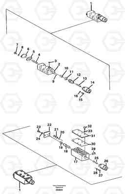 34572 Modulation valve A25 VOLVO BM VOLVO BM A25, Volvo Construction Equipment