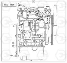 15943 Engine EC25 TYPE 281, Volvo Construction Equipment