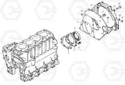 3137 Flywheel housing EC45 TYPE 284, Volvo Construction Equipment