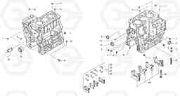 2817 Cylinder block EC30 TYPE 282, Volvo Construction Equipment