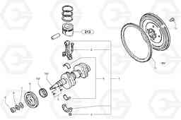 6580 Connecting rods EC15 TYPE 261 XT/XTV, Volvo Construction Equipment