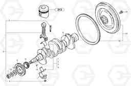 3187 Connecting rods EC45 TYPE 284, Volvo Construction Equipment