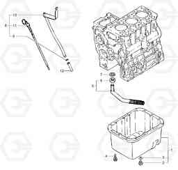 21672 Lubrication oil sump EC25 TYPE 281, Volvo Construction Equipment