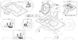 32010 Engine mounts EC15 TYPE 261 XT/XTV, Volvo Construction Equipment