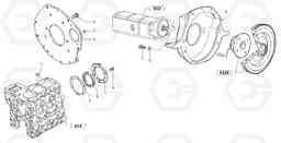 6568 Flywheel housing EC15 TYPE 261 XT/XTV, Volvo Construction Equipment
