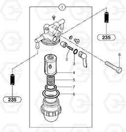 12228 Sediment bowl EC15B TYPE 272 XR, Volvo Construction Equipment