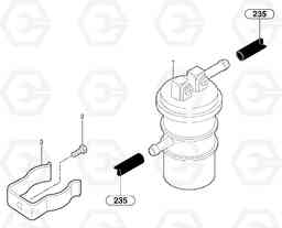 17190 Fuel filter EC15B TYPE 272 XR, Volvo Construction Equipment