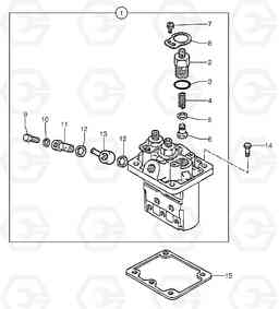 35053 Injection pump EC15B TYPE 272 XT/XTV, Volvo Construction Equipment