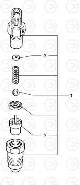 13204 Injector EC20 TYPE 263 XT/XTV, Volvo Construction Equipment