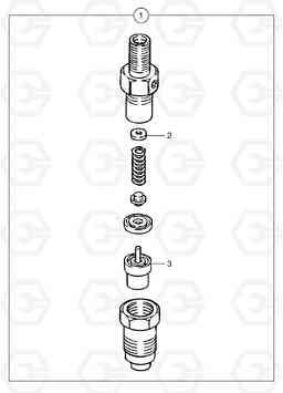 23082 Injector EC25 TYPE 281, Volvo Construction Equipment