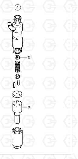 3550 Injector EC45 TYPE 284, Volvo Construction Equipment