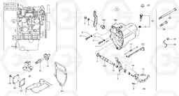 7505 Engine injection pump control EC30 TYPE 282, Volvo Construction Equipment