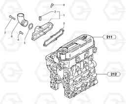 6599 Intake manifold EC15 TYPE 261 XT/XTV, Volvo Construction Equipment
