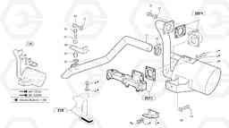6600 Muffler EC15 TYPE 261 XT/XTV, Volvo Construction Equipment