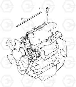 2159 Preheating coil EC35 TYPE 283, Volvo Construction Equipment