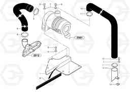 13817 Intake / air filter EC20 TYPE 263 XT/XTV, Volvo Construction Equipment