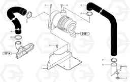 35671 Intake / air filter EC15B TYPE 272 XT/XTV, Volvo Construction Equipment