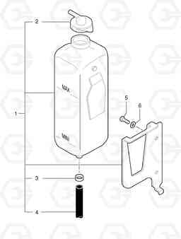 104677 Expansion tank EC15 TYPE 265 XR, Volvo Construction Equipment