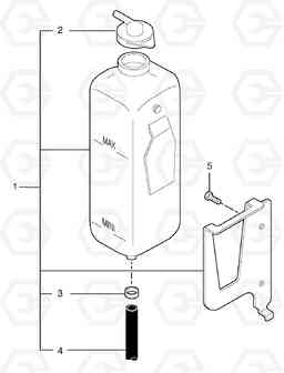 34537 Expansion tank EC20B TYPE 272 XT/XTV, Volvo Construction Equipment