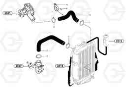 2272 Cooling circuit EC20B TYPE 272 XT/XTV, Volvo Construction Equipment