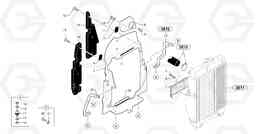 87535 Radiator installation EC15 TYPE 261 XT/XTV, Volvo Construction Equipment