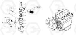 5867 Thermostat EC45 TYPE 284, Volvo Construction Equipment