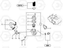 36329 Thermostat EC15B TYPE 272 XT/XTV, Volvo Construction Equipment