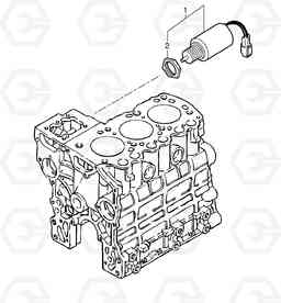 13822 Engine stop electromagnet EC20 TYPE 263 XT/XTV, Volvo Construction Equipment