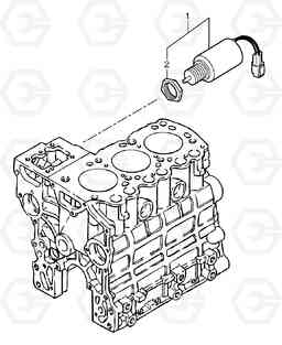 25171 Engine stop electromagnet EC15B TYPE 272 XR, Volvo Construction Equipment