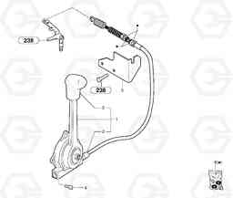57114 Engine acceleration control EC15 TYPE 261 XT/XTV, Volvo Construction Equipment