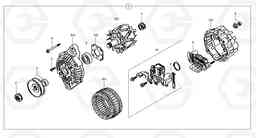 5887 Alternator EC45 TYPE 284, Volvo Construction Equipment