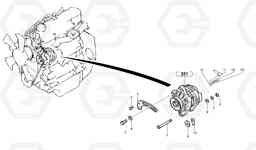77533 Alternator installation EC15 TYPE 261 XT/XTV, Volvo Construction Equipment