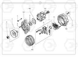 13825 Alternator EC20 TYPE 263 XT/XTV, Volvo Construction Equipment