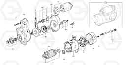 54985 Starter motor EC25 TYPE 281, Volvo Construction Equipment