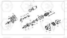 8553 Starter motor EC45 TYPE 284, Volvo Construction Equipment