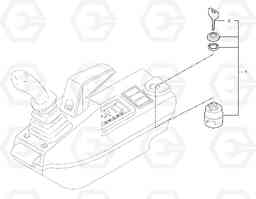 34821 Starting and preheating switch EC20B TYPE 272 XT/XTV, Volvo Construction Equipment