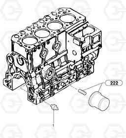 2239 Oil pressure switch EC35 TYPE 283, Volvo Construction Equipment